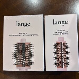 Two L'ange 2-in-1 Brush Dryer Attachment Barrels